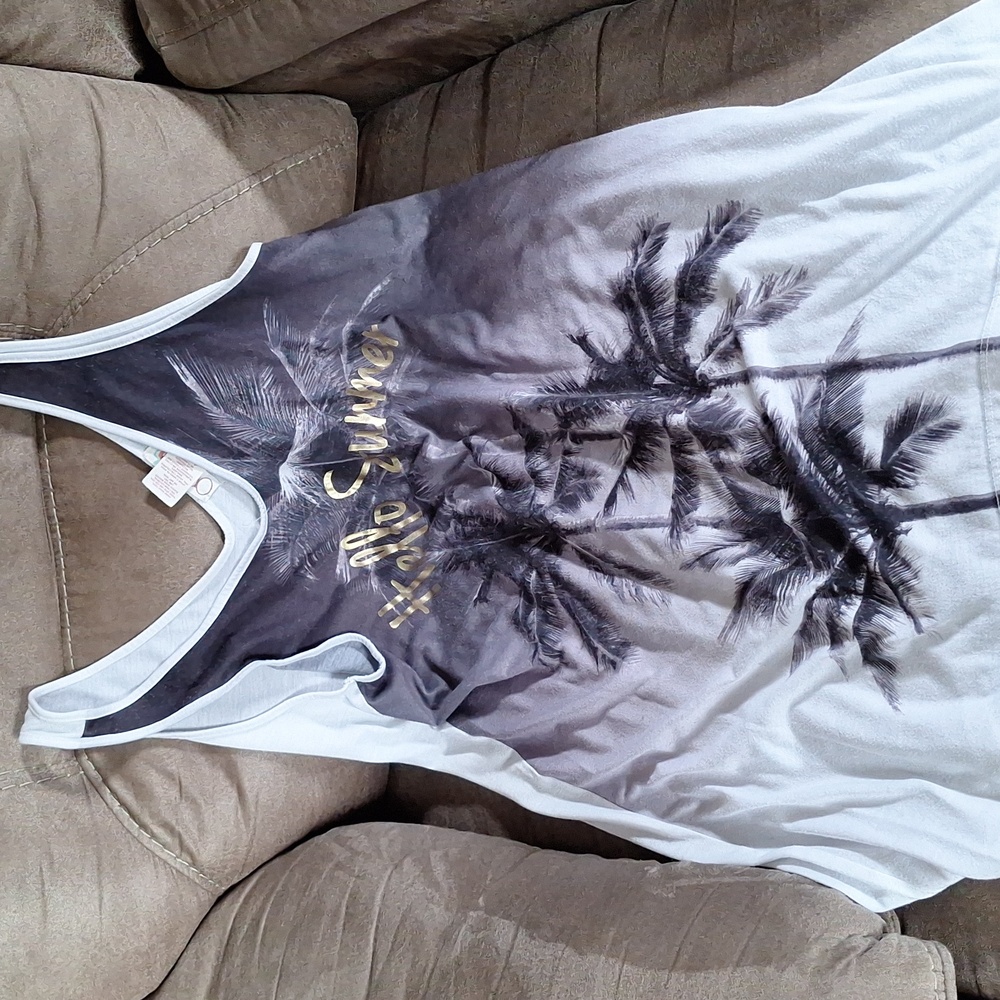 Swimsuut Coverup Palm Trees